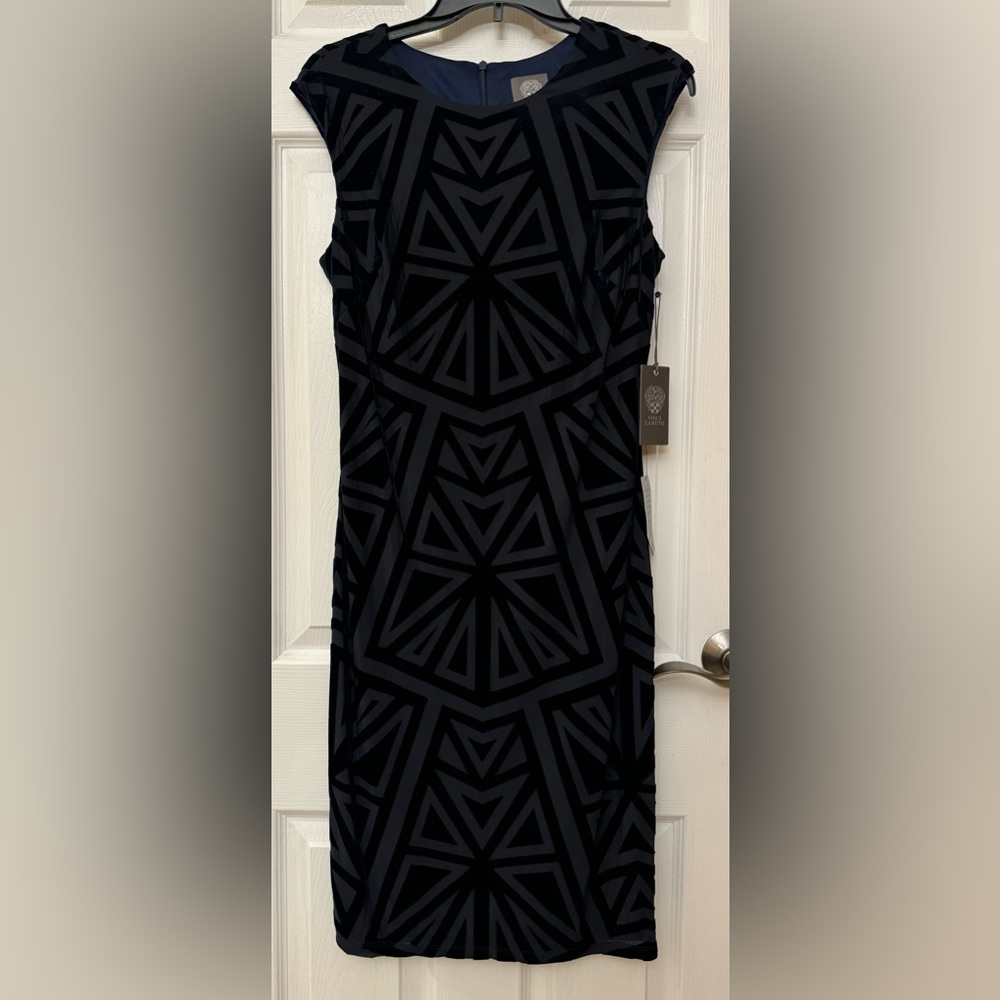 Vince Camuto Velvet Sheath Dress